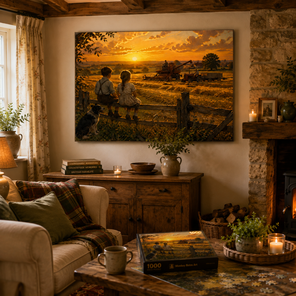 Countryside Canvas Wall Art
