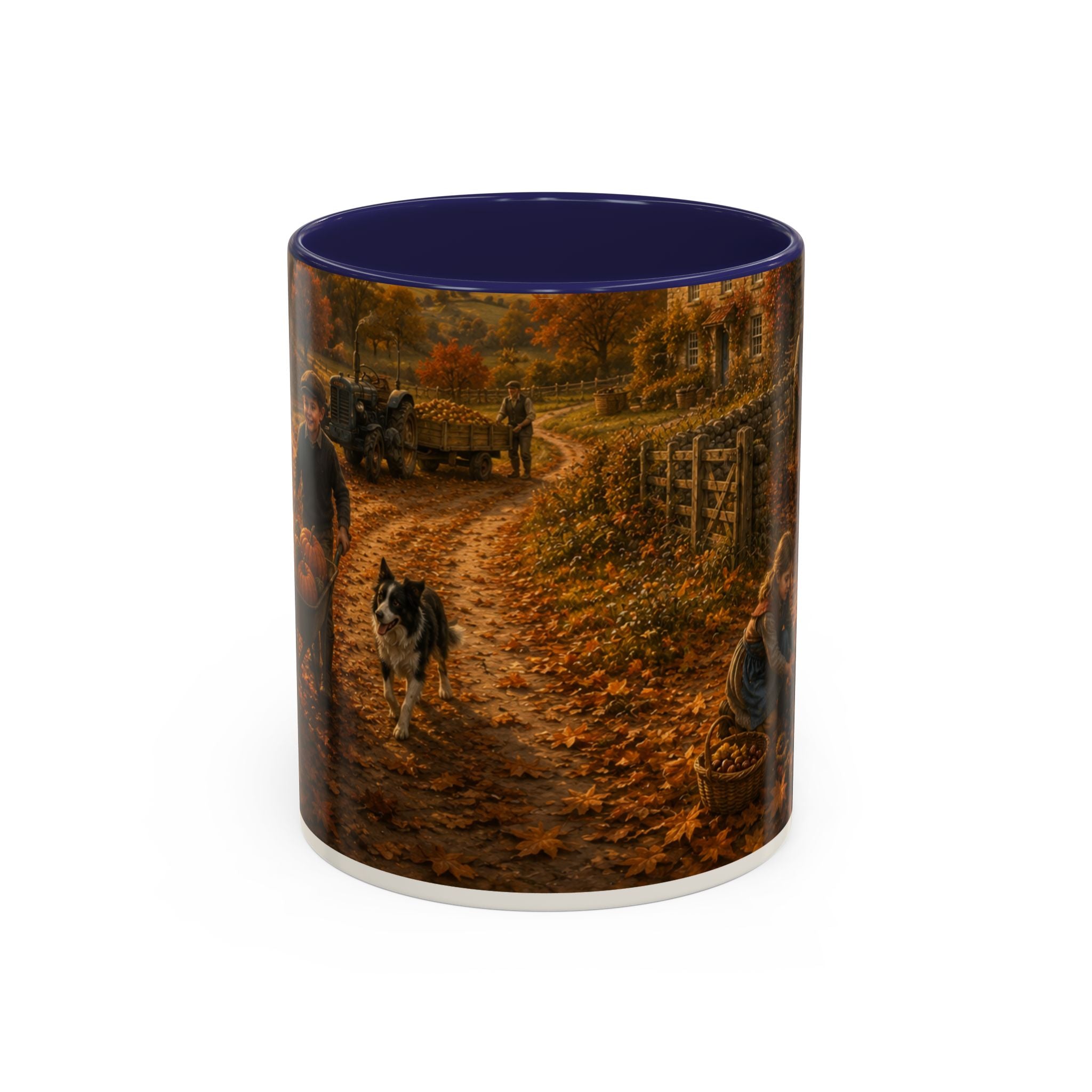 Autumn on the Farm Accent Coffee Mug (11, 15oz)