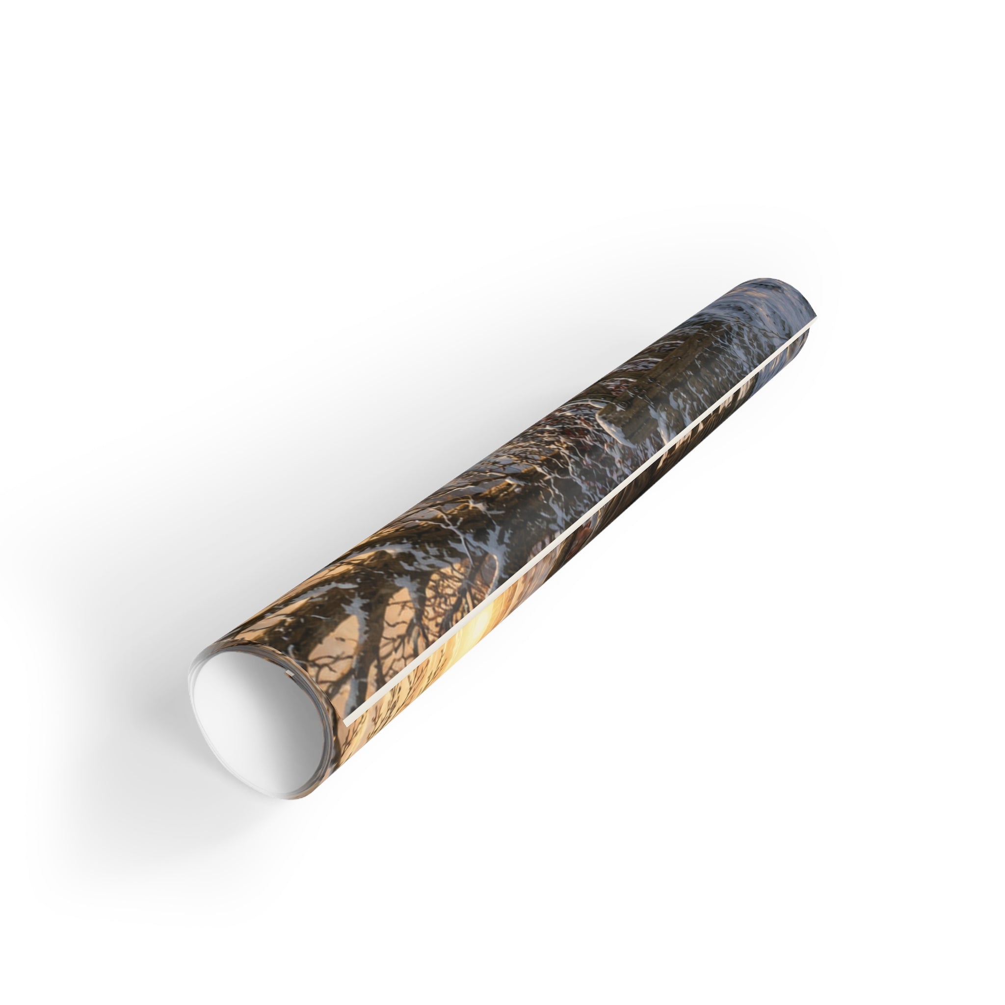 Winter Morning on the Farm Gift Wrapping Paper Rolls, 1pc