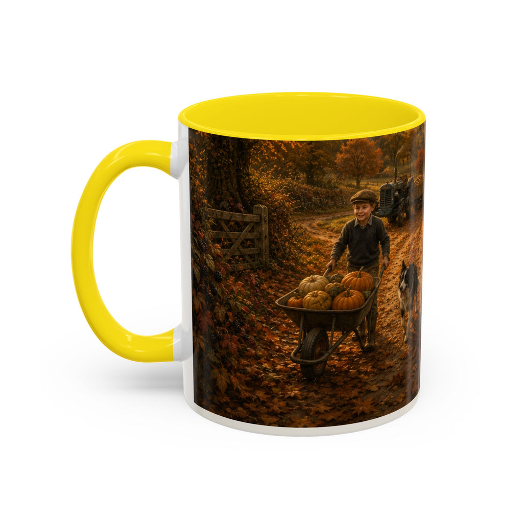 Autumn on the Farm Accent Coffee Mug (11, 15oz)