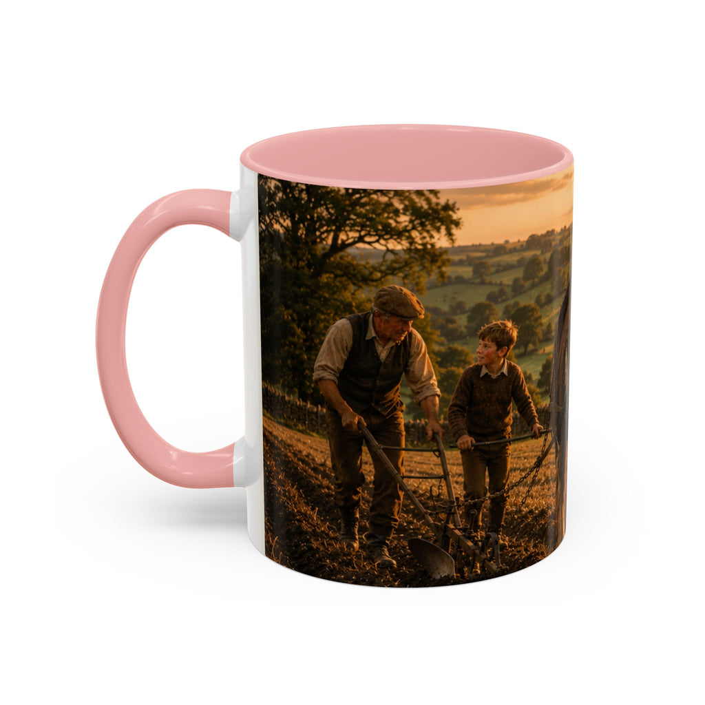 Learning to Plough Accent Coffee Mug (11, 15oz)