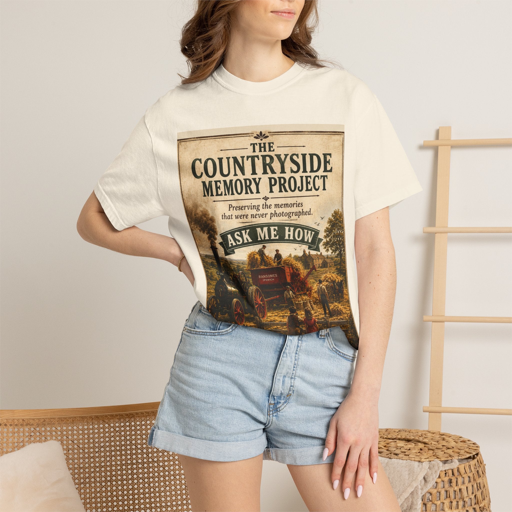 Personalise the Front and Back - Unisex Garment-Dyed T-shirt