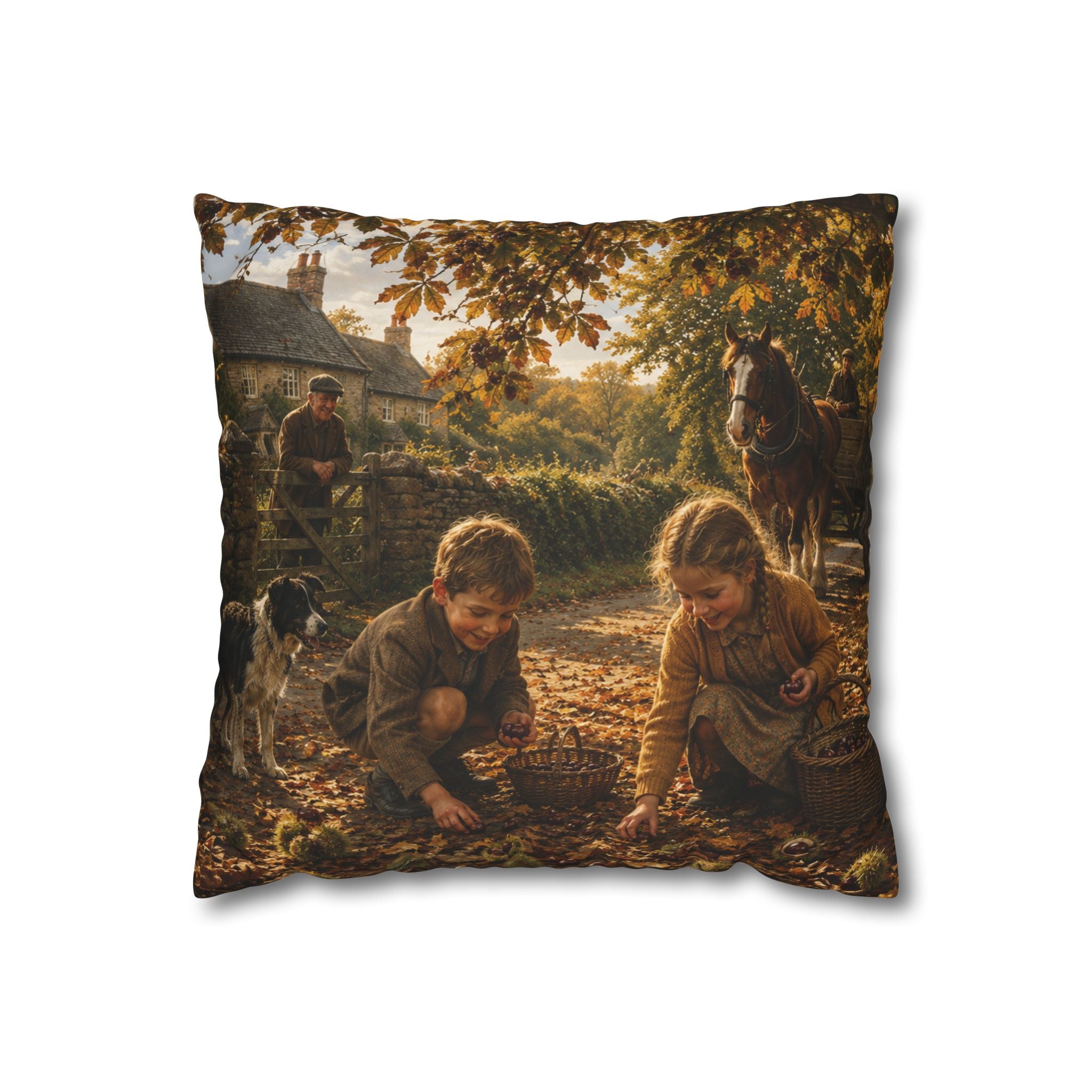 Square Poly Canvas Pillowcase