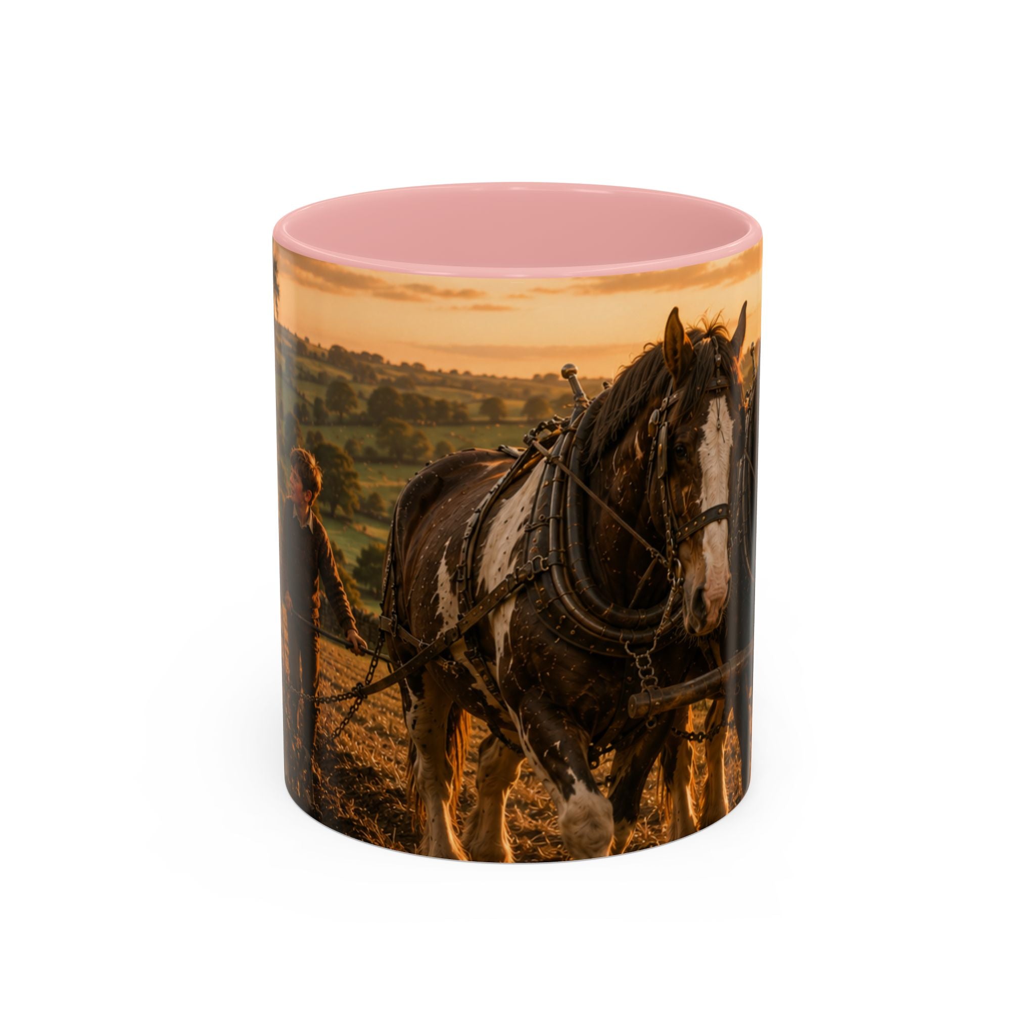 Learning to Plough Accent Coffee Mug (11, 15oz)