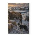 Winter Feeding Time Softcover Notebook, A5