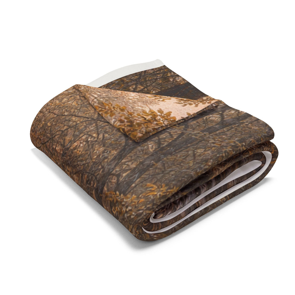 GK05 – The Woodland Fisherman – Countryside Throw Blanket