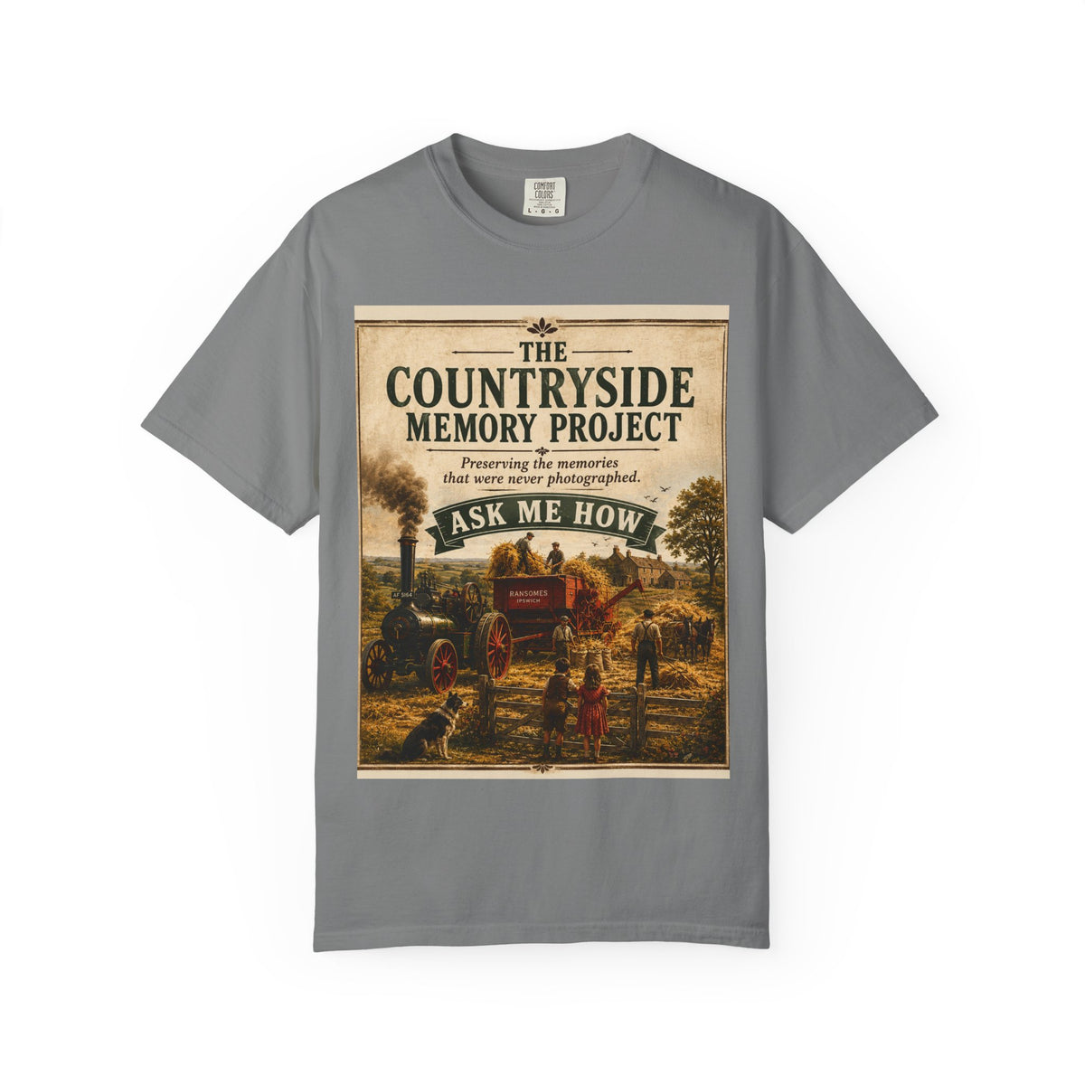 Personalise the Front and Back - Unisex Garment-Dyed T-shirt