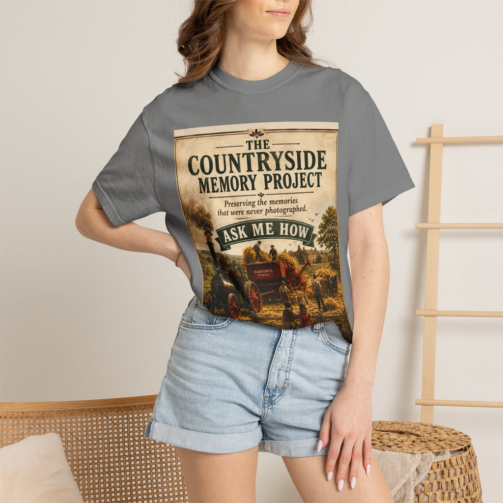Personalise the Front and Back - Unisex Garment-Dyed T-shirt