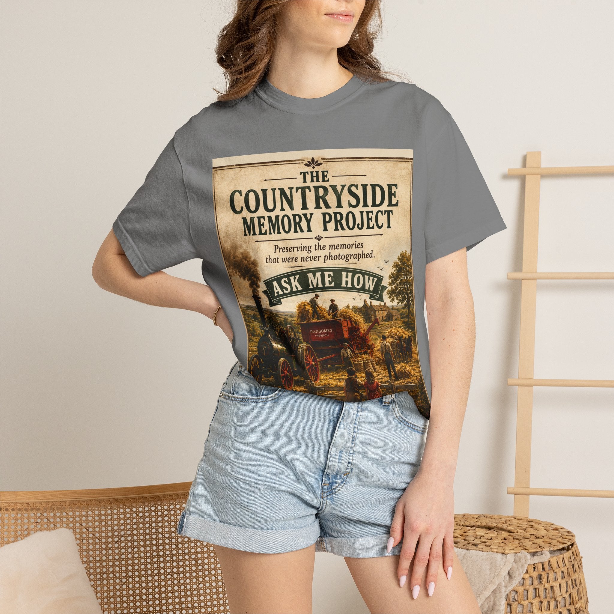 Personalise the Front and Back - Unisex Garment-Dyed T-shirt