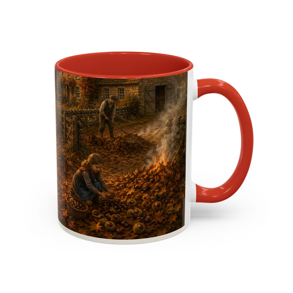 Autumn on the Farm Accent Coffee Mug (11, 15oz)