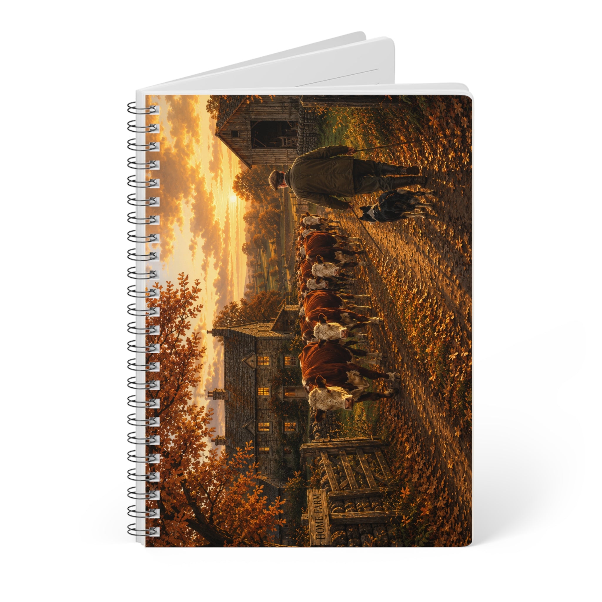 Copy of Wirobound Softcover Notebook, A5