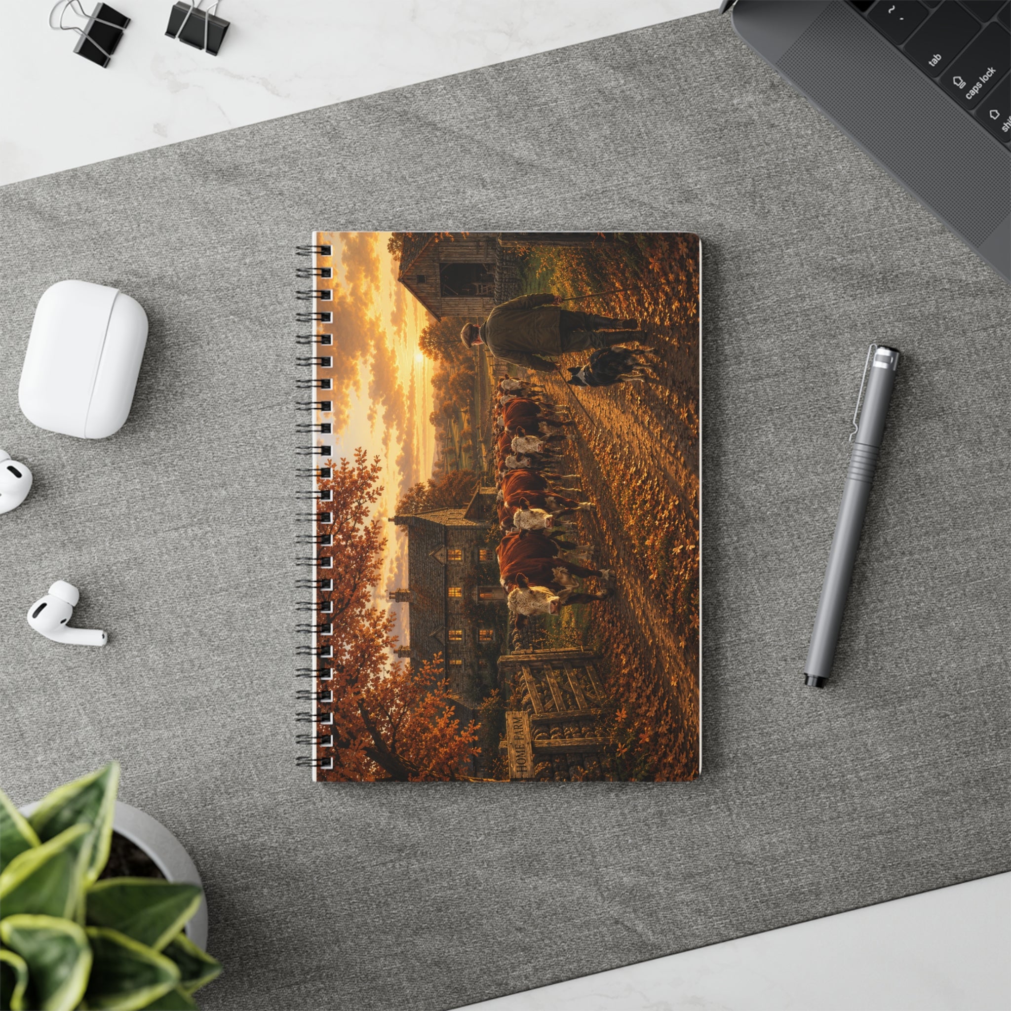 Copy of Wirobound Softcover Notebook, A5