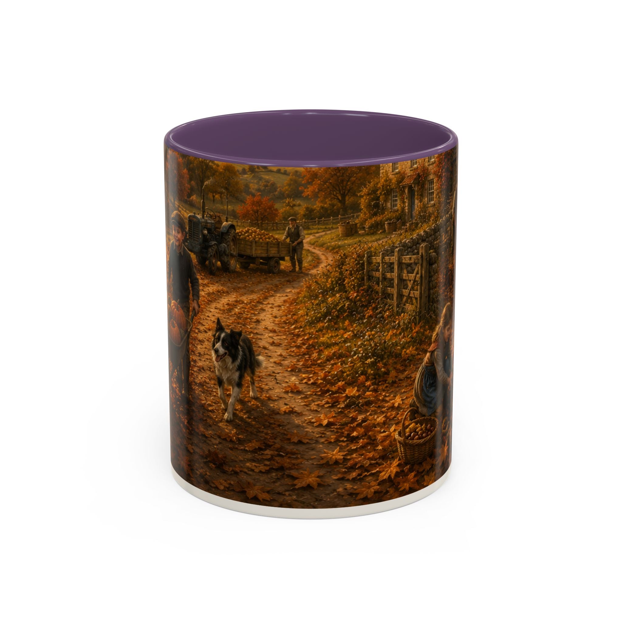 Autumn on the Farm Accent Coffee Mug (11, 15oz)
