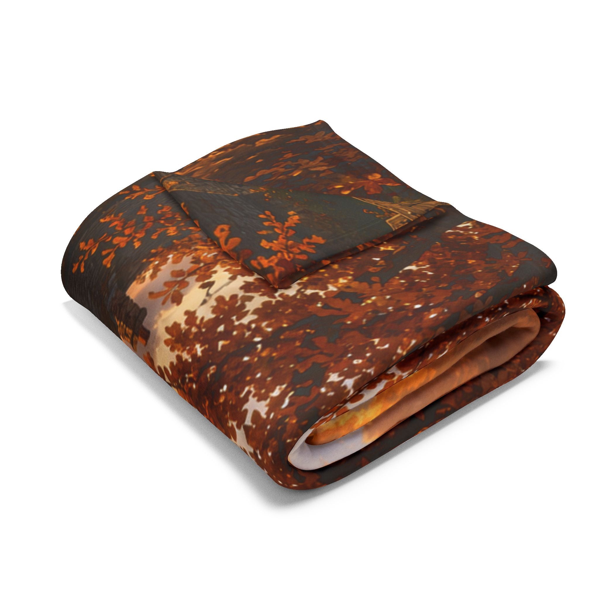 Cattle Coming Home Arctic Fleece Blanket