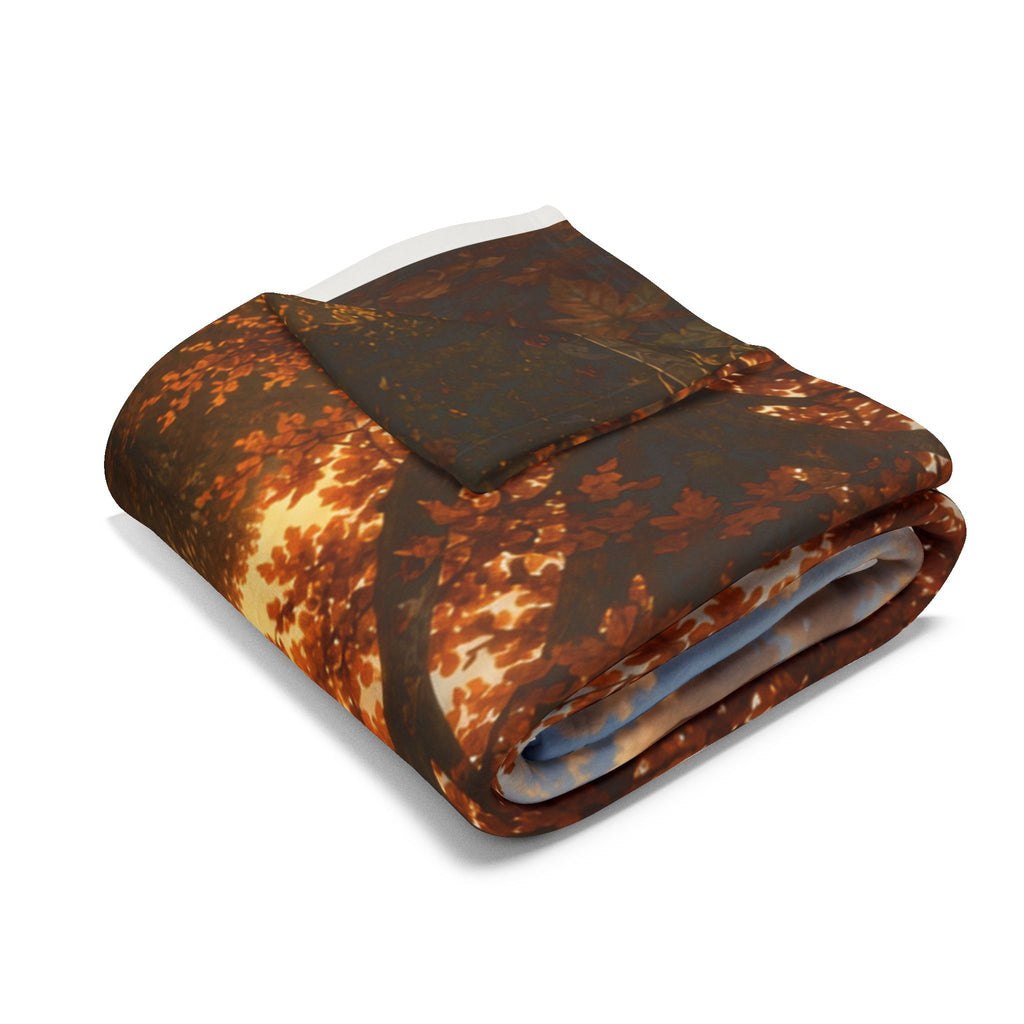 Autumn on the Farm Arctic Fleece Blanket