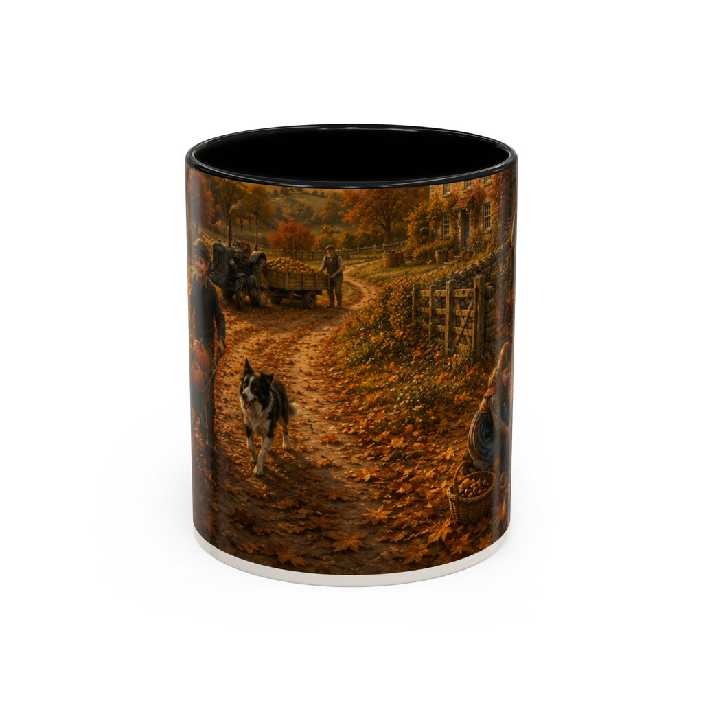 Autumn on the Farm Accent Coffee Mug (11, 15oz)