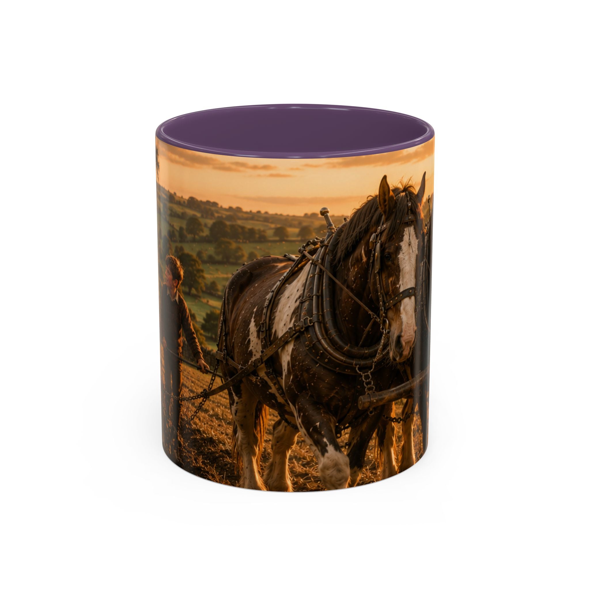 Learning to Plough Accent Coffee Mug (11, 15oz)