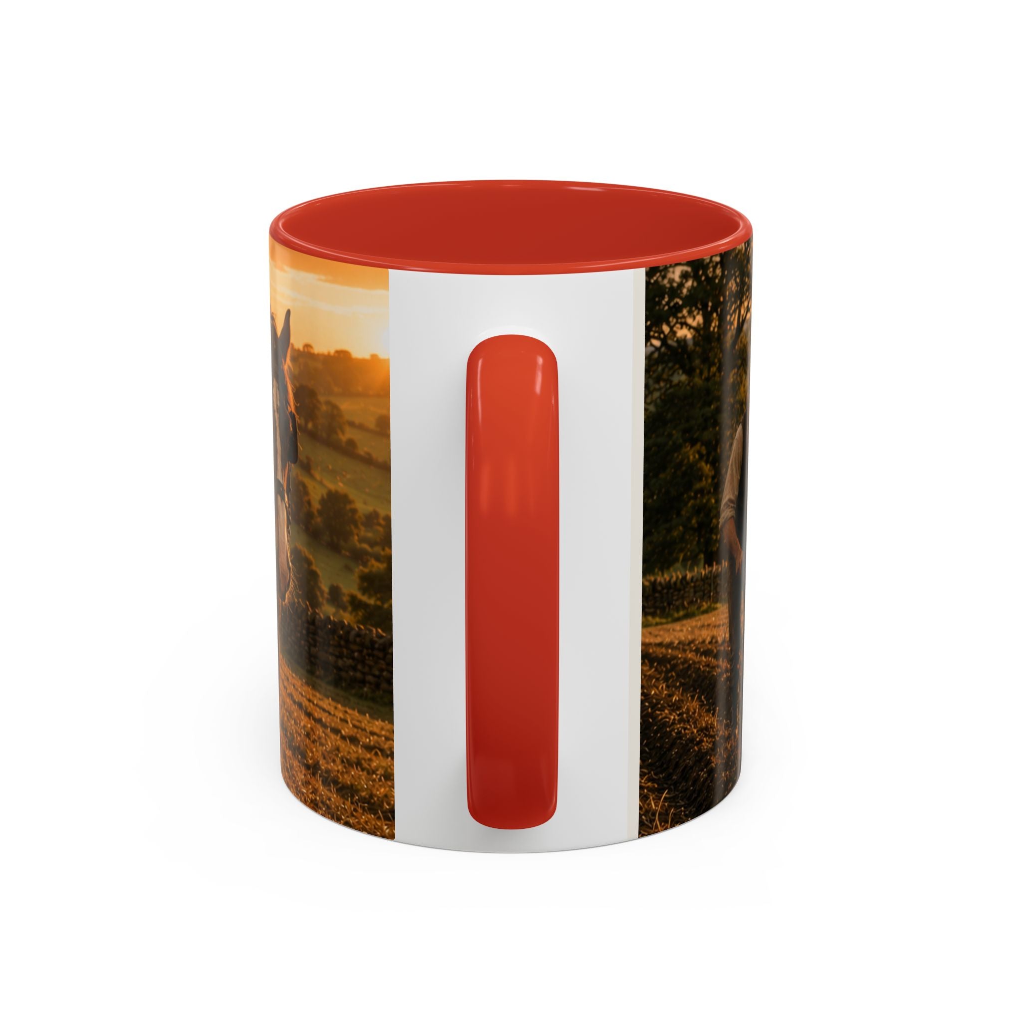 Learning to Plough Accent Coffee Mug (11, 15oz)