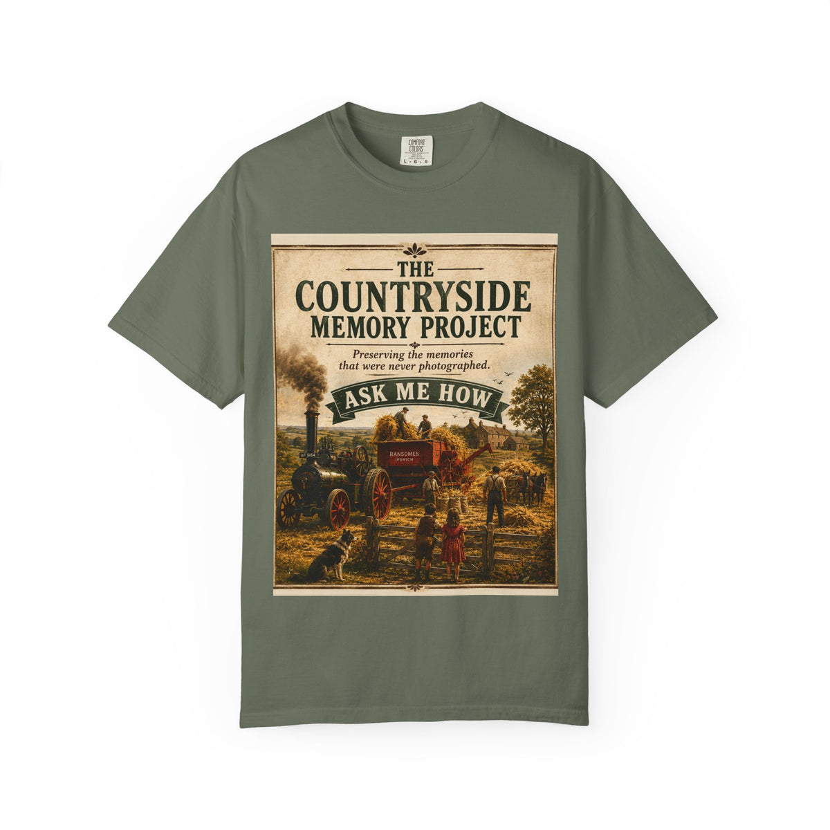 Personalise the Front and Back - Unisex Garment-Dyed T-shirt