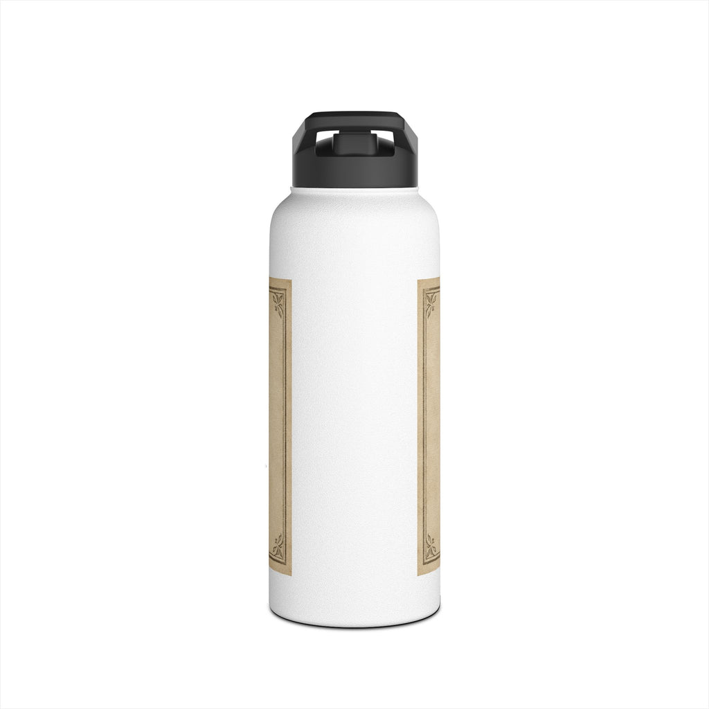 Personalised Memory Stainless Steel Water Bottle, Standard Lid