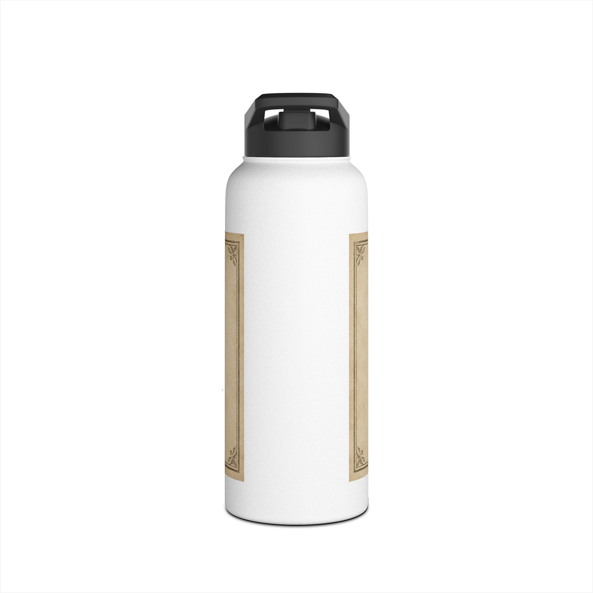 Personalised Memory Stainless Steel Water Bottle, Standard Lid