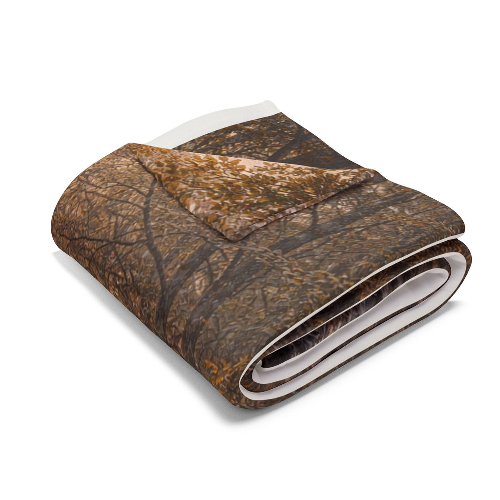 GK05 – The Woodland Fisherman – Countryside Throw Blanket