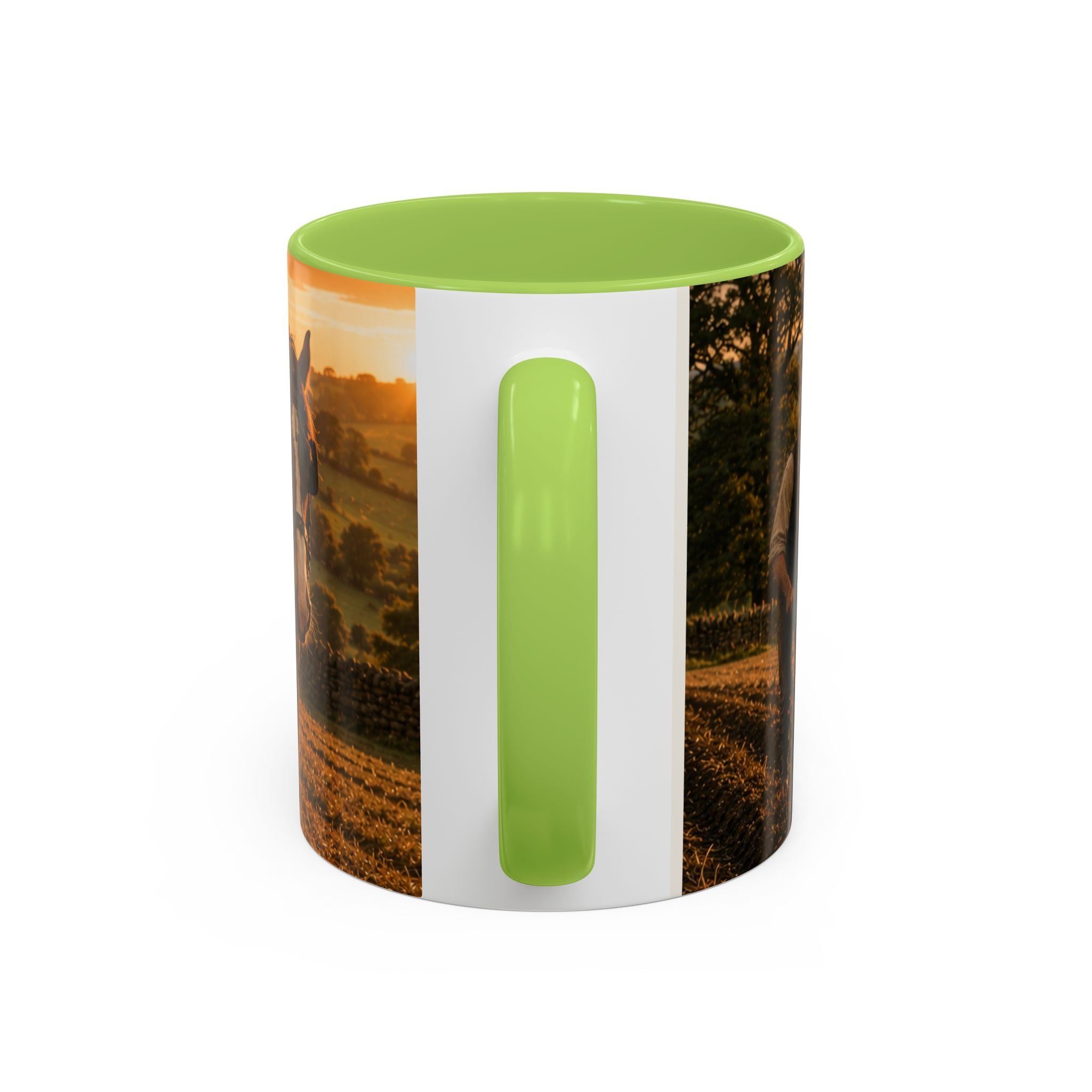 Learning to Plough Accent Coffee Mug (11, 15oz)