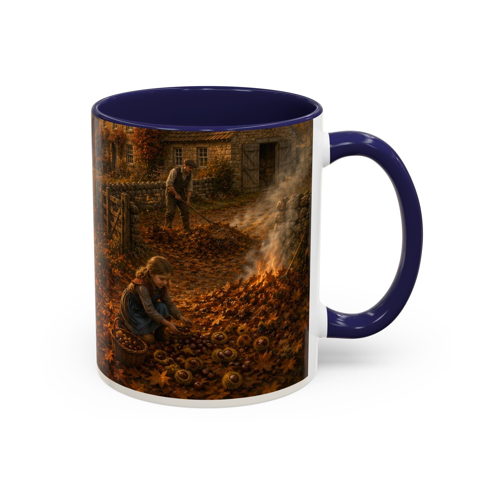 Autumn on the Farm Accent Coffee Mug (11, 15oz)