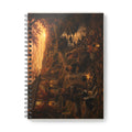 Horkey in the Autumn Lane Wirobound Softcover Notebook, A5