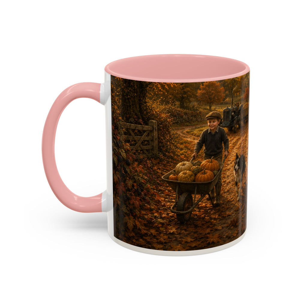 Autumn on the Farm Accent Coffee Mug (11, 15oz)