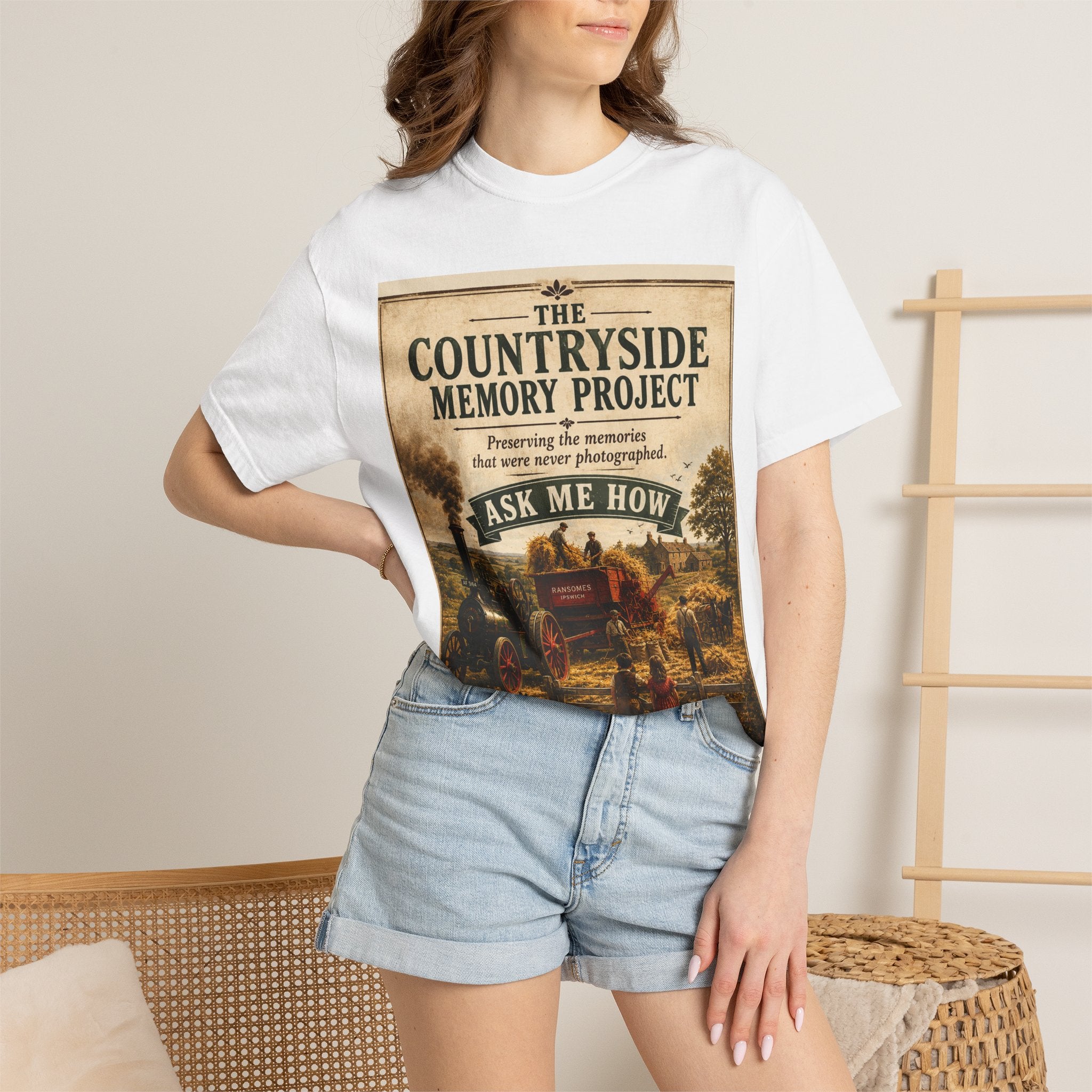 Personalise the Front and Back - Unisex Garment-Dyed T-shirt