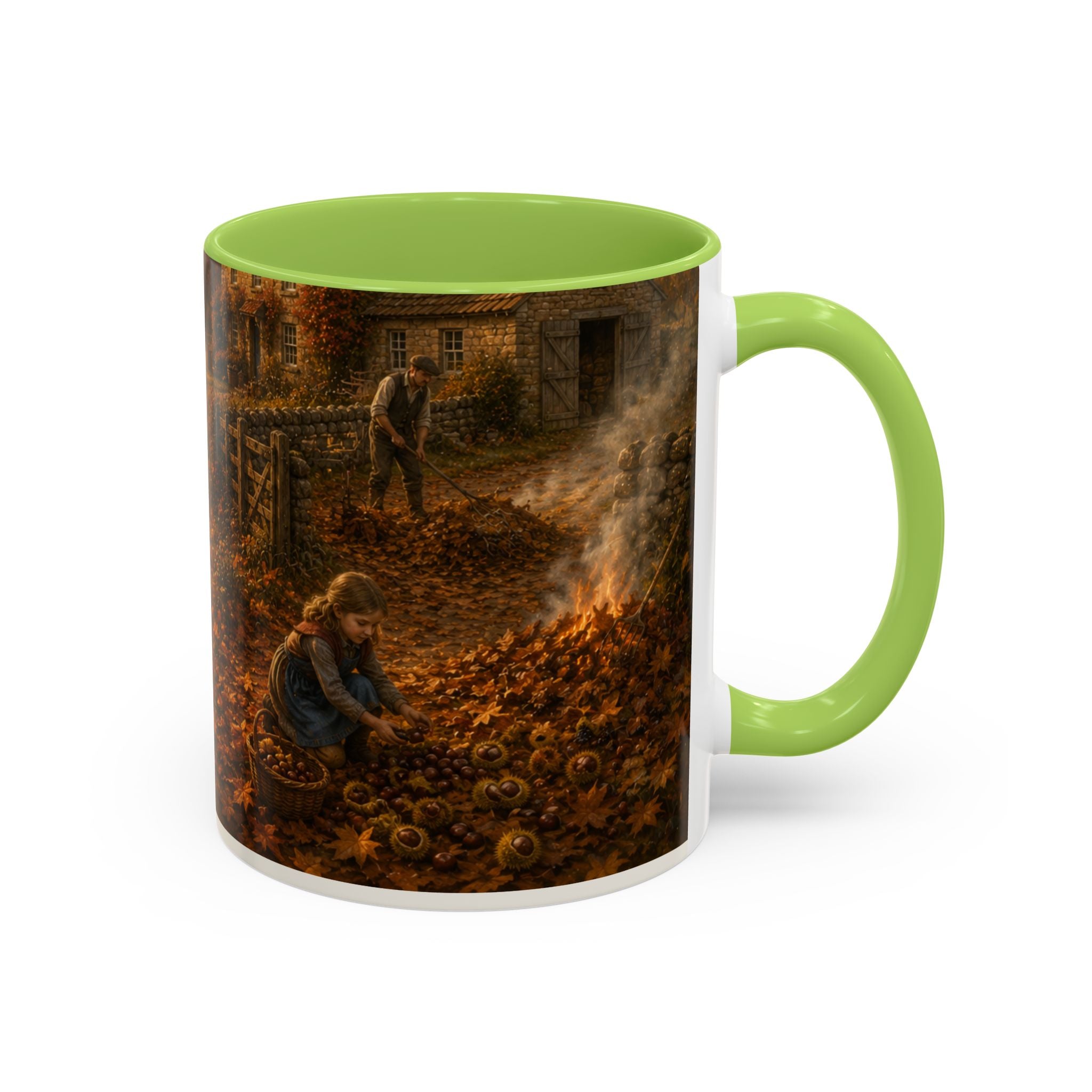 Autumn on the Farm Accent Coffee Mug (11, 15oz)