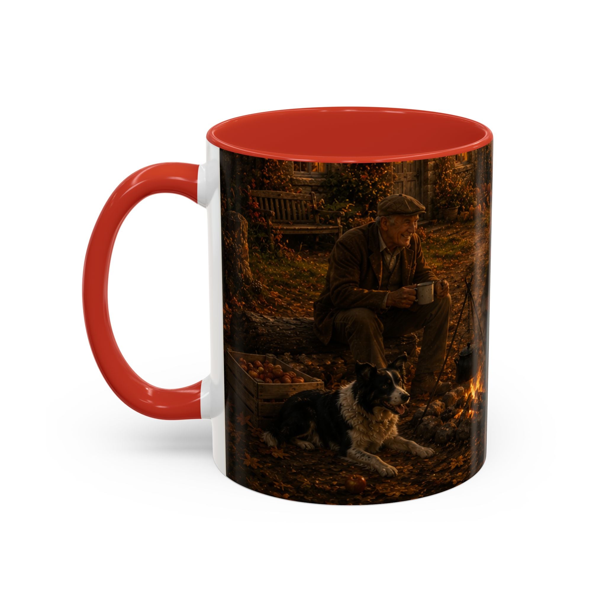 Horkey in the Autumn Lane Accent Coffee Mug (11, 15oz)