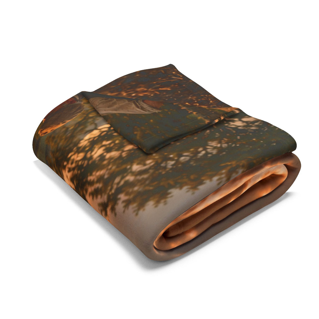 Learning to Plough Arctic Fleece Blanket