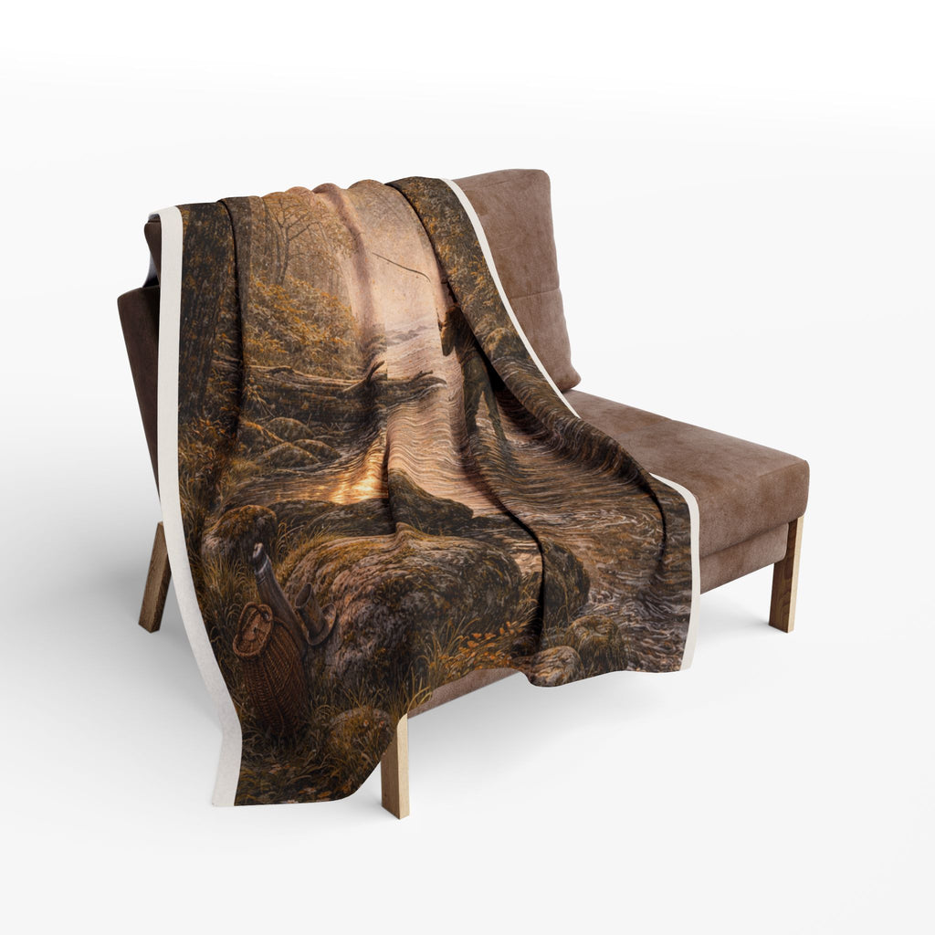 GK05 – The Woodland Fisherman – Countryside Throw Blanket