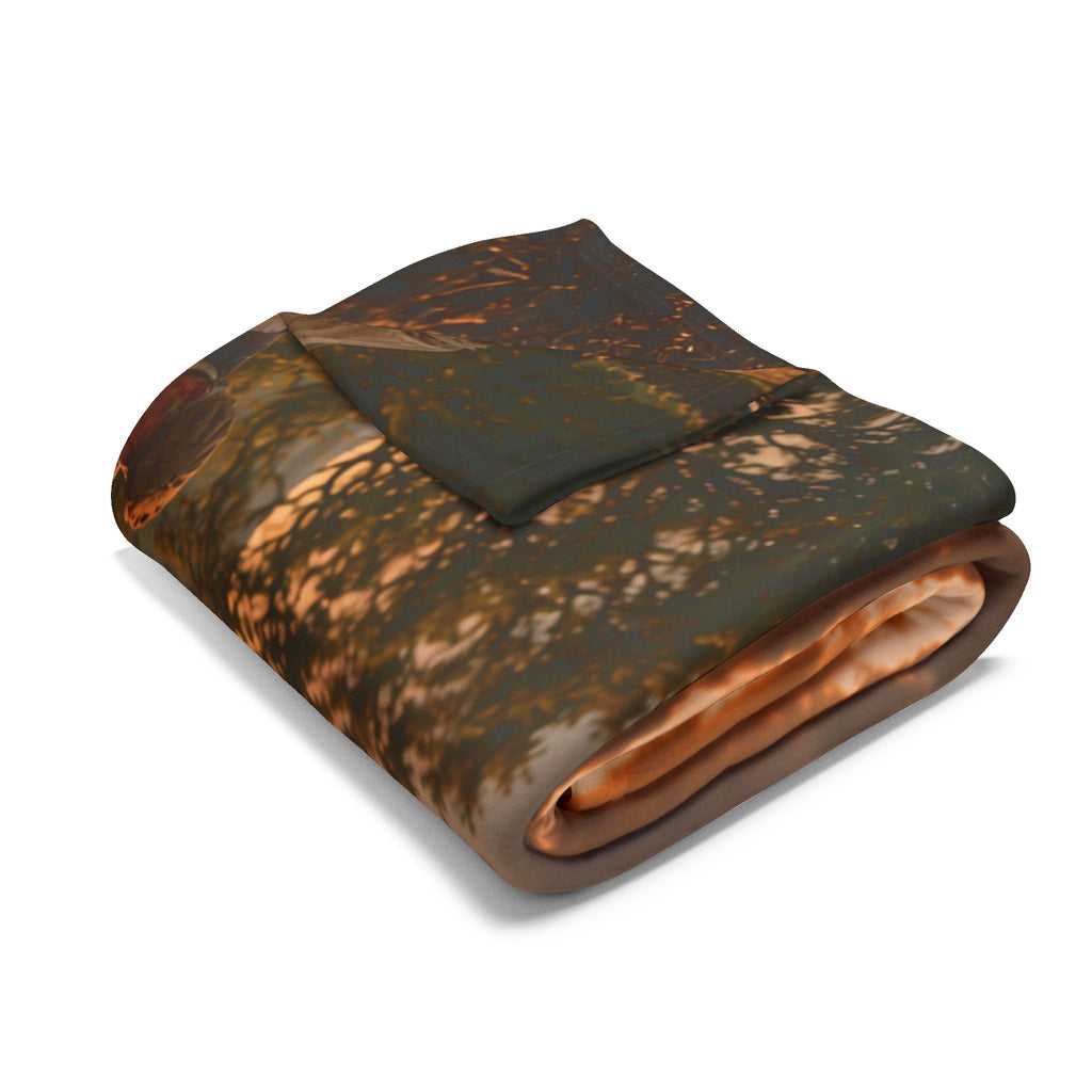 Learning to Plough Arctic Fleece Blanket