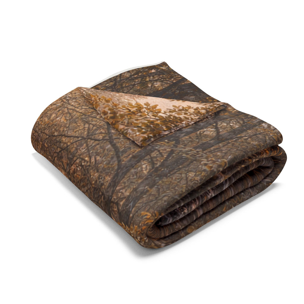 GK05 – The Woodland Fisherman – Countryside Throw Blanket
