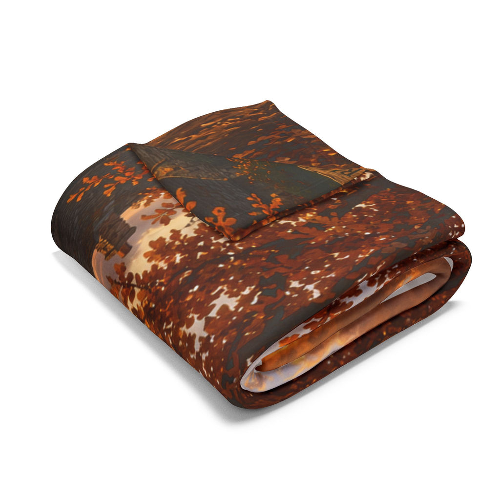 Cattle Coming Home Arctic Fleece Blanket