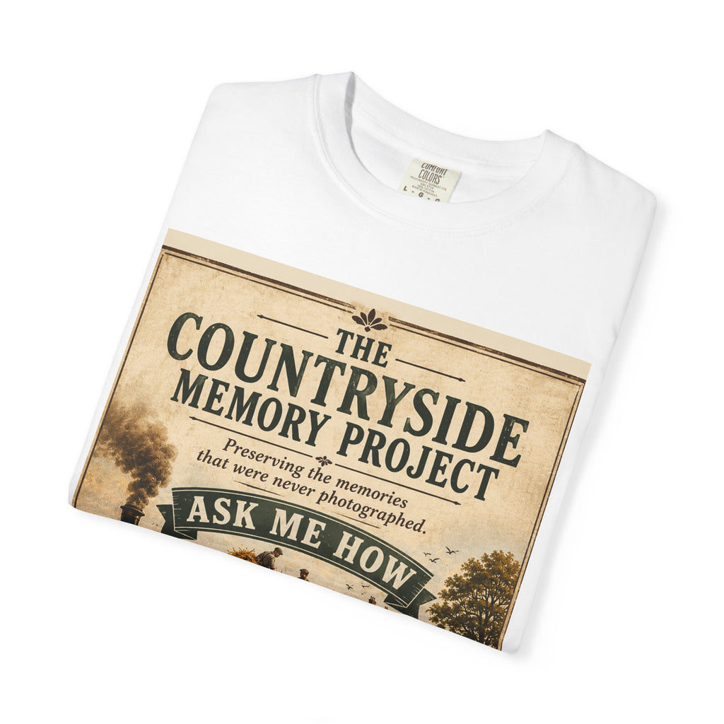 Personalise the Front and Back - Unisex Garment-Dyed T-shirt