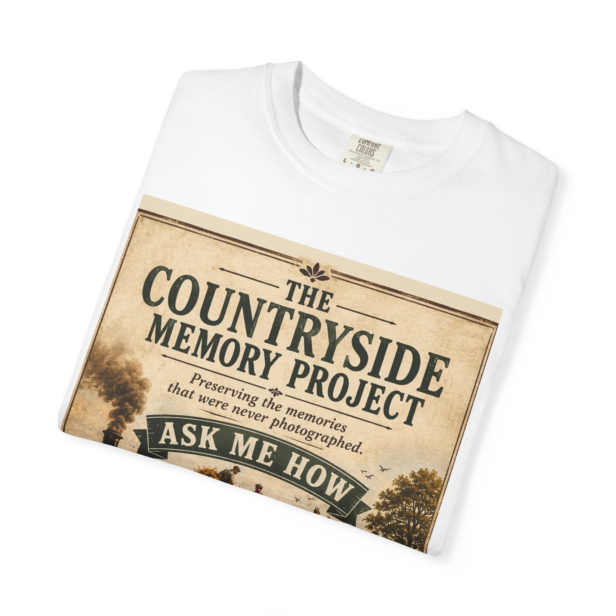 Personalise the Front and Back - Unisex Garment-Dyed T-shirt