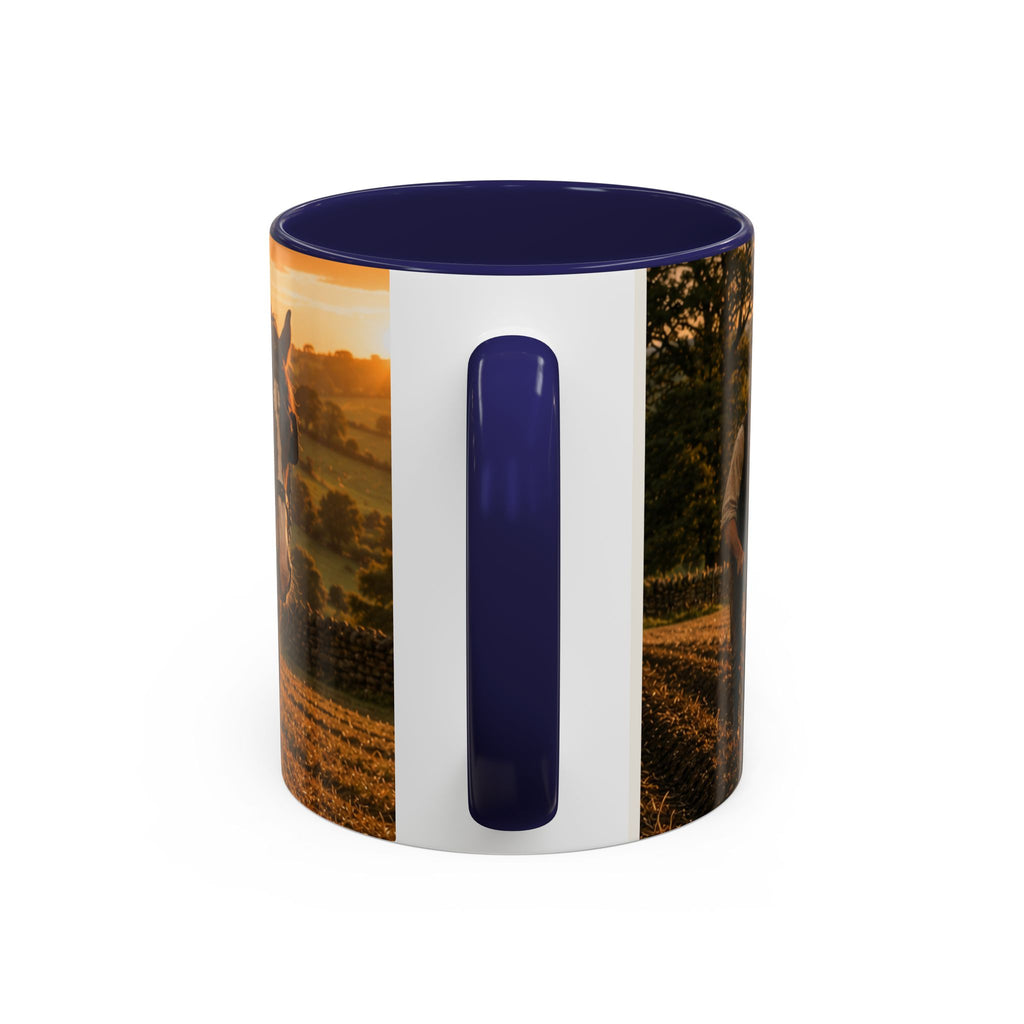 Learning to Plough Accent Coffee Mug (11, 15oz)