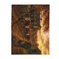 Cattle Coming Home Arctic Fleece Blanket