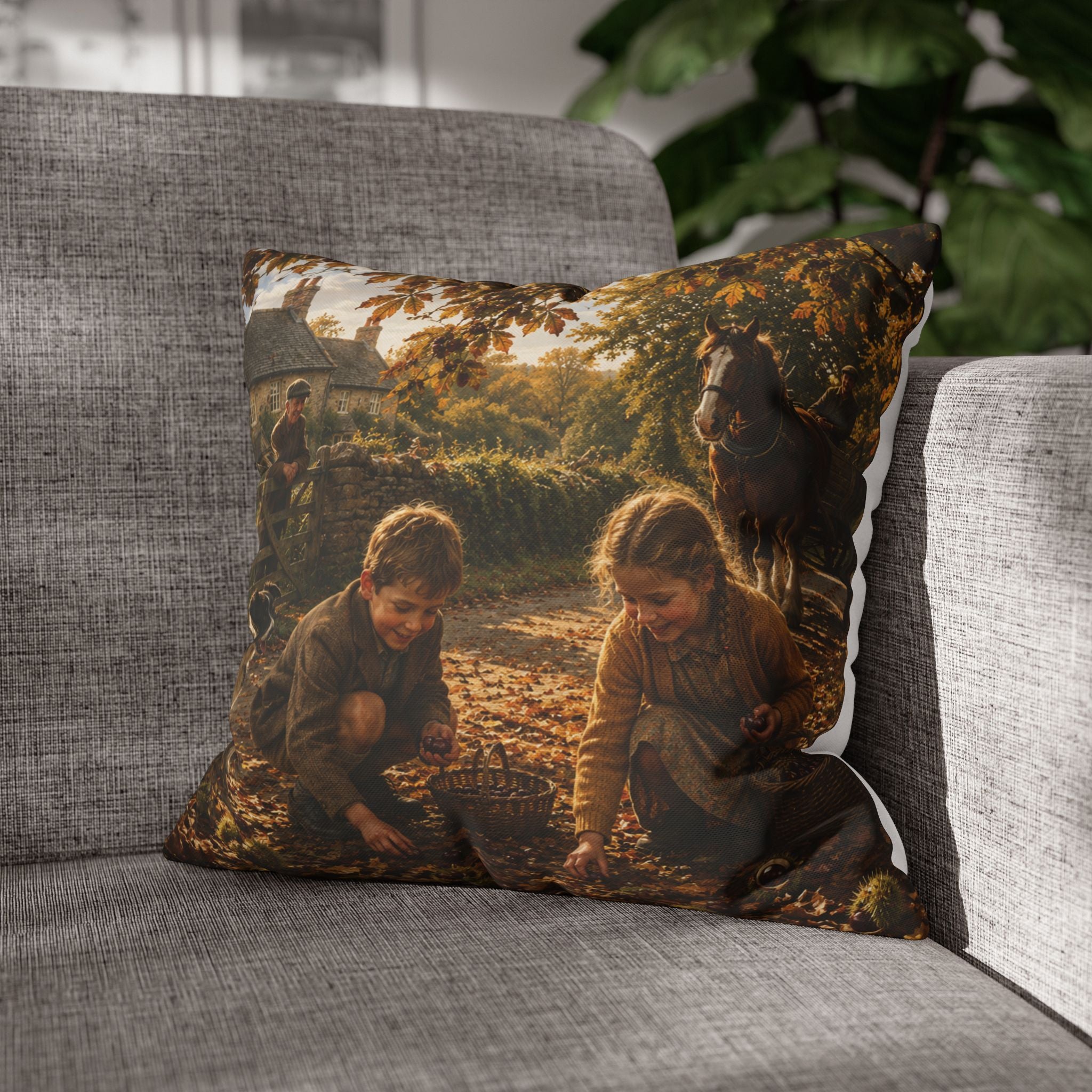 Square Poly Canvas Pillowcase