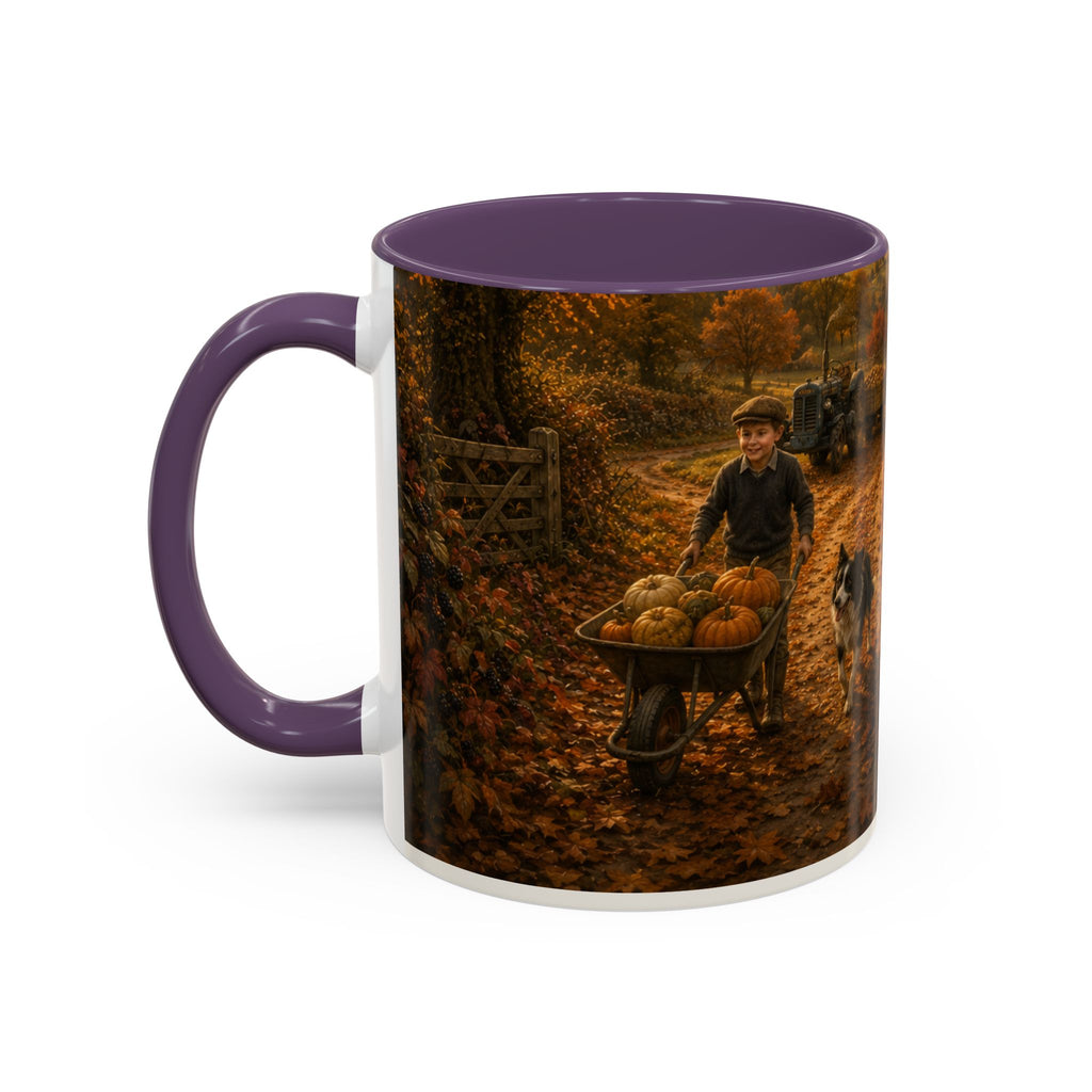 Autumn on the Farm Accent Coffee Mug (11, 15oz)