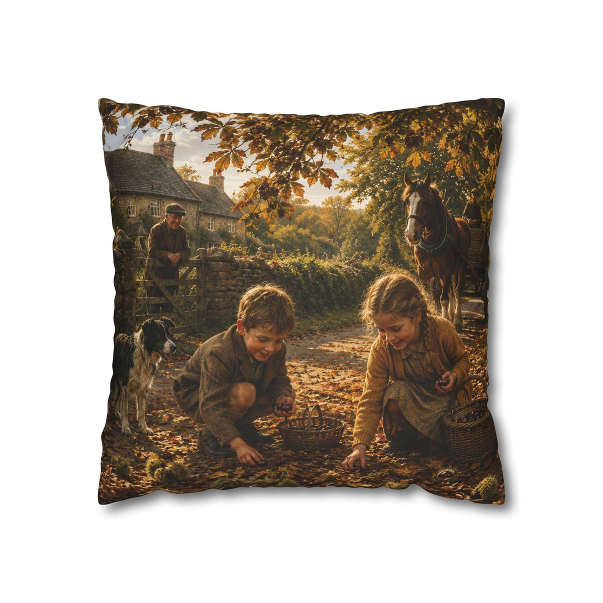 Square Poly Canvas Pillowcase