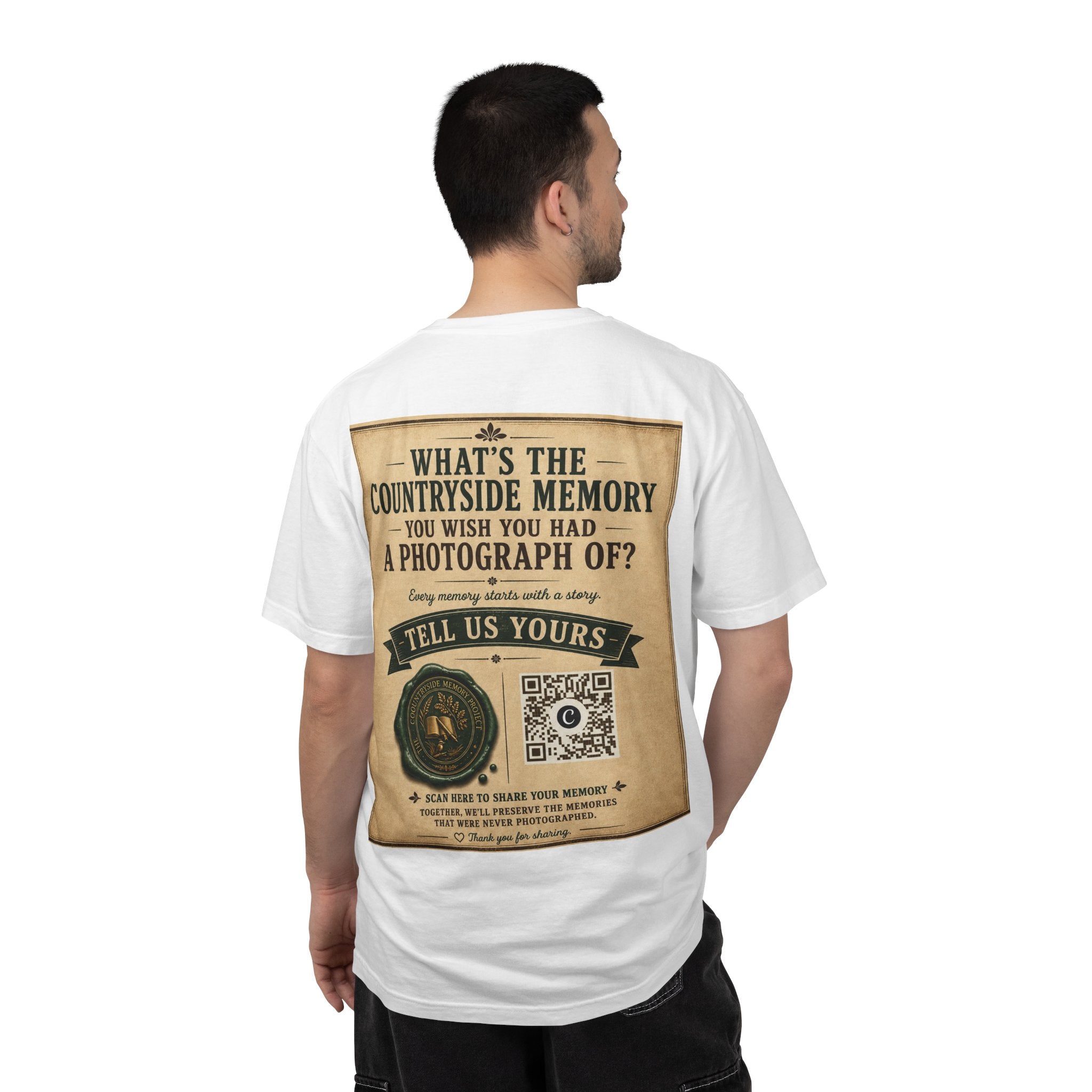 Personalise the Front and Back - Unisex Garment-Dyed T-shirt