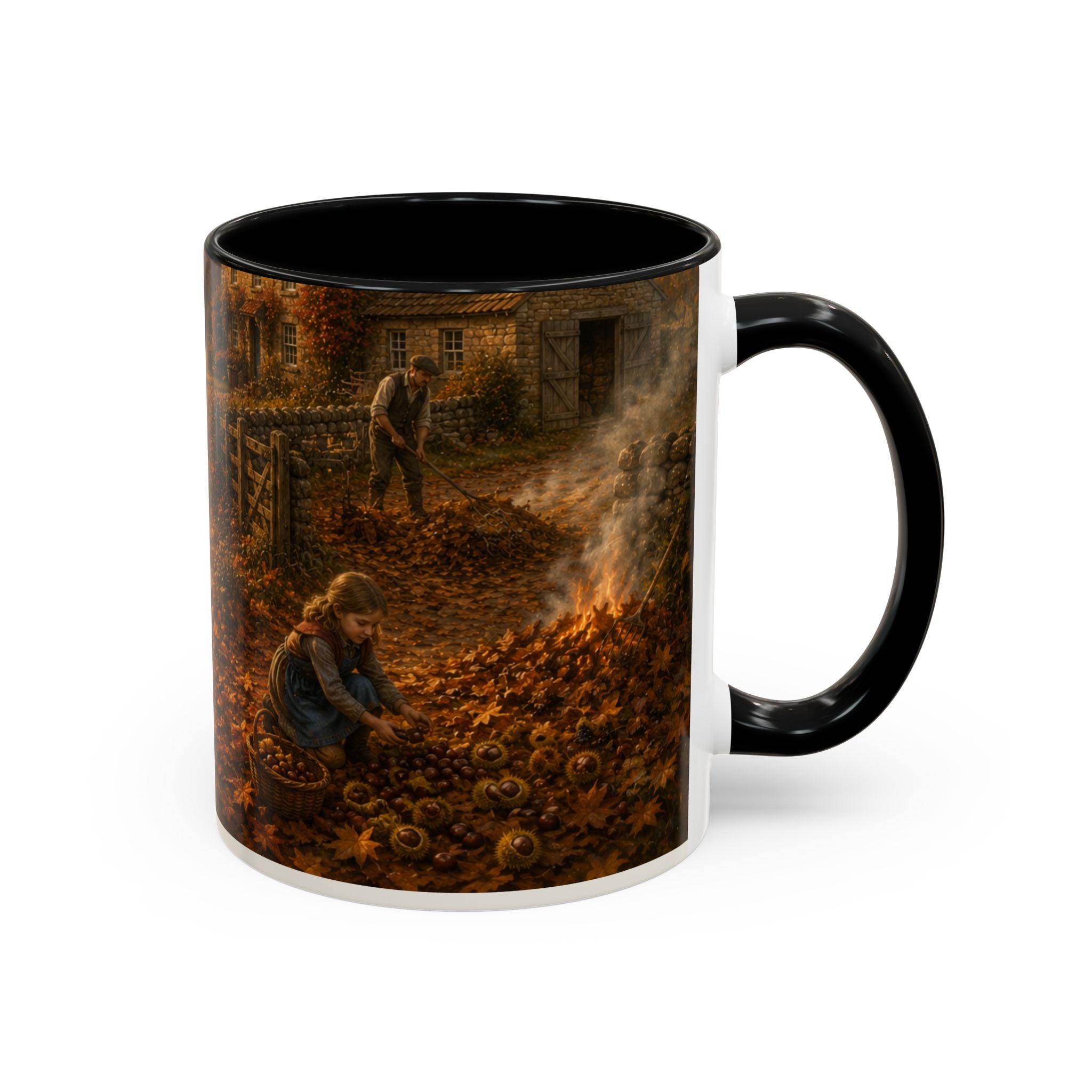 Autumn on the Farm Accent Coffee Mug (11, 15oz)