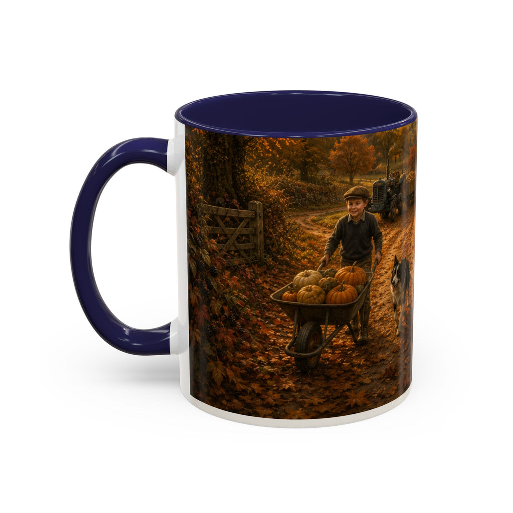 Autumn on the Farm Accent Coffee Mug (11, 15oz)