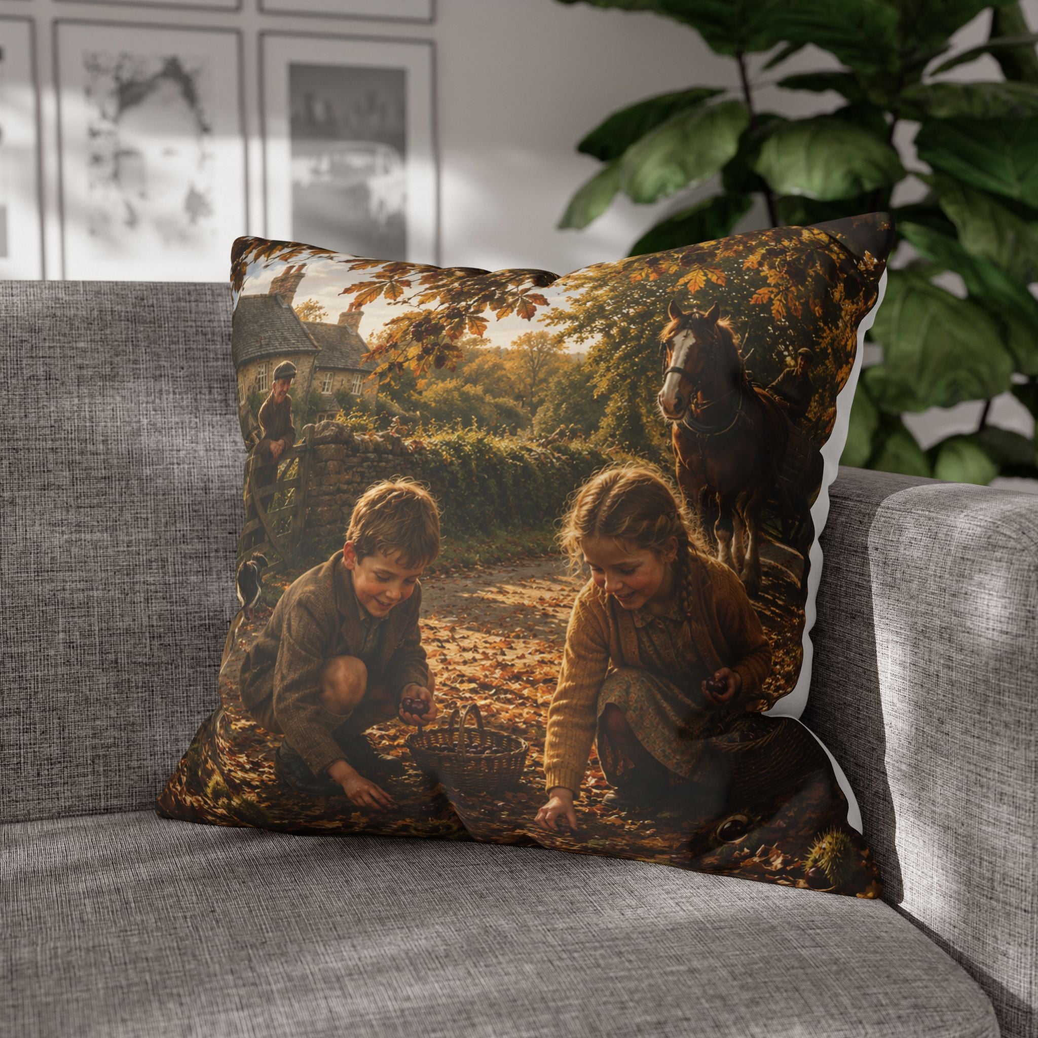 Square Poly Canvas Pillowcase