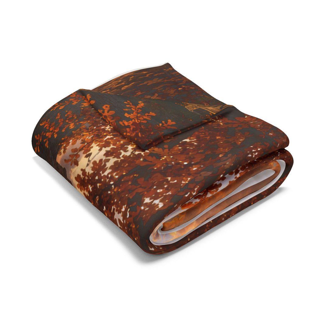 Cattle Coming Home Arctic Fleece Blanket